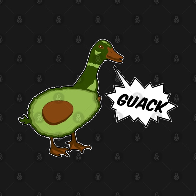 Guack! It's an Avocado Duck! by DigitalCleo