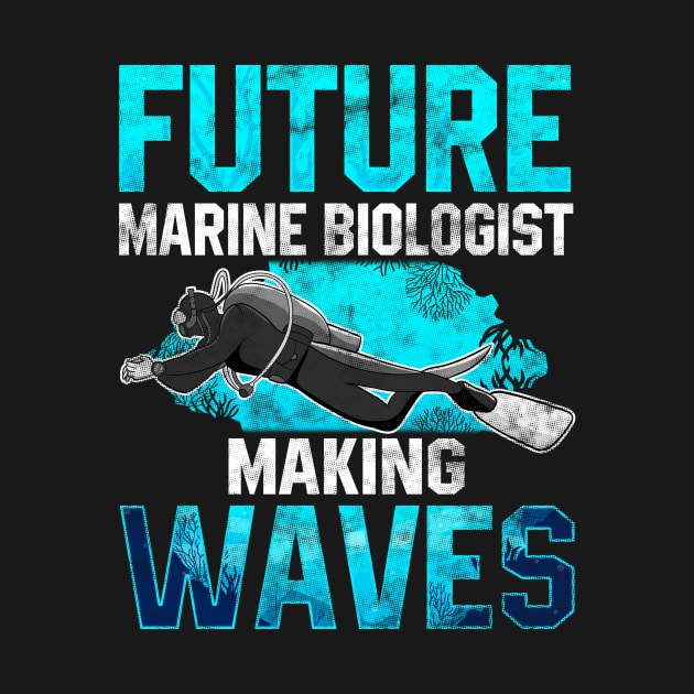 Future Marine Biologist Making Waves Pun by theperfectpresents