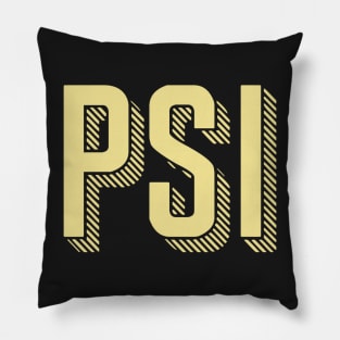 Yellow Psi Sunshine Letter Pillow