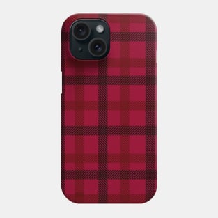 Red Flannel Plaid Pattern Phone Case