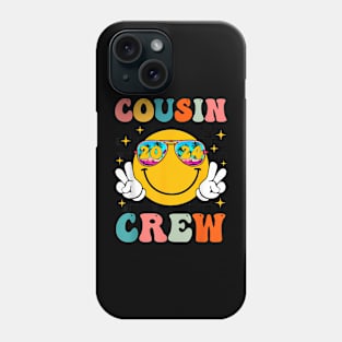 Groovy Cousin Crew 2024 Summer Vacation Beach Family Phone Case