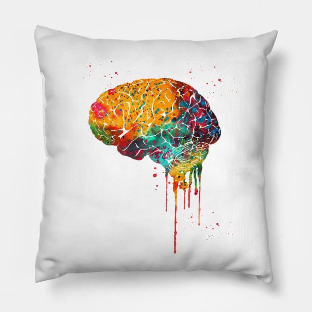 Human Brain Pillow by erzebeth