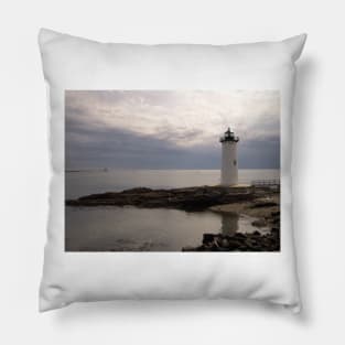 Portsmouth Harbor Lighthouse - New Castle, NH Pillow