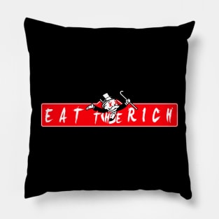 eat the rich(monopoly) Pillow