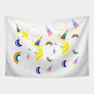 Unicorn pattern Tapestry