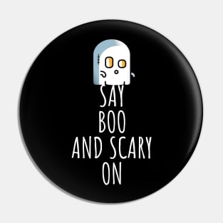 Say boo and scary on Pin