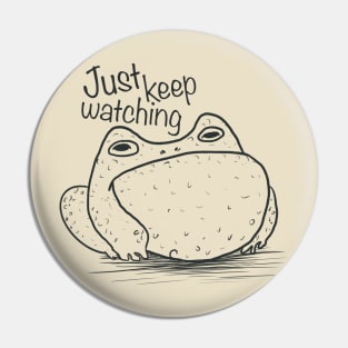 Frog sketch Pin