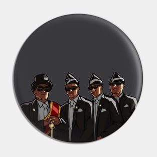 coffin dance dancing pallbearers meme T-Shirt Pin