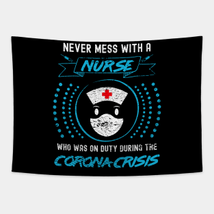 Corona Nurse in Turquoise Tapestry