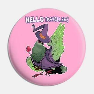 Wizard Pigeon Pin