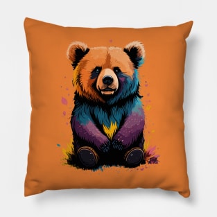 Bear Portrait Pillow