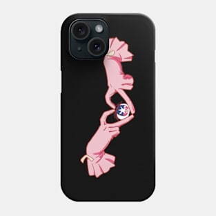 Oshi no Ko Ai Hoshino hand poses that form a Heart while performing on Stage (transparent) Phone Case