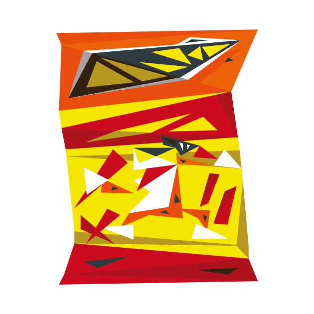 Item F10 of 30 (Flaming Hot Cheetos Abstract Study) by herdat