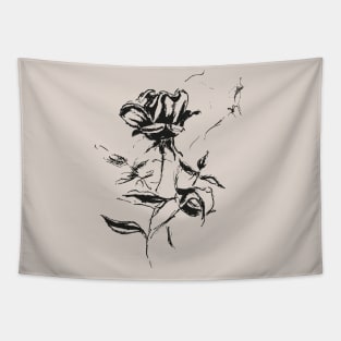 Black Rose No.3 Tapestry