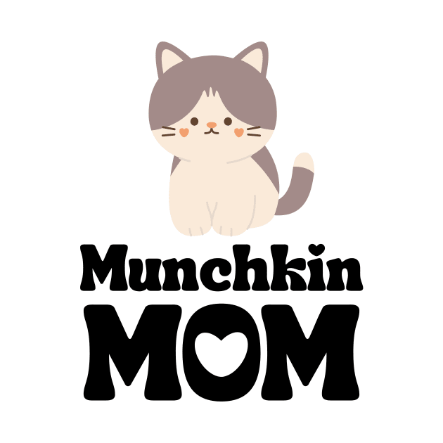 Munchkin Mom / Munchkin Cat Mama T-Shirt / Funny Cat Shirt / Gift for Munchkin Cat Lover by MeowtakuShop