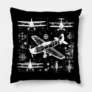 plane design Pillow