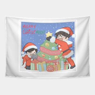 Merry Christmas Tapestry