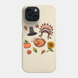 Thanksgiving Elements Phone Case