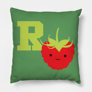 R is for Raspberry Pillow