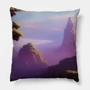 Eldritch Dreamscapes (18) - Fantasy Landscapes Pillow