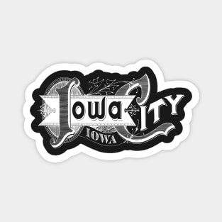 Vintage Iowa City, IA Magnet