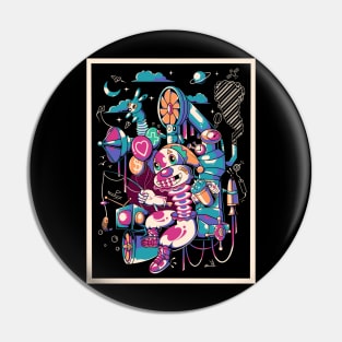 entertainer clown Pin