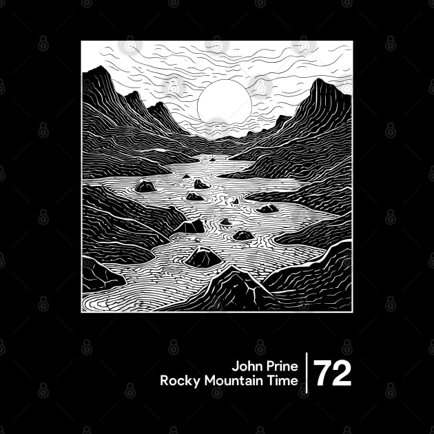 Rocky Mountain Time / Minimal Style Graphic Artwork by saudade