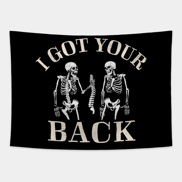 I Got Your Back funny Halloween Tapestry by TheDesignDepot