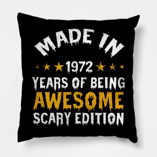 made in 1972 years of being limited edition Pillow