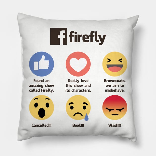 Facebook Firefly Pillow by bigdamnbrowncoats