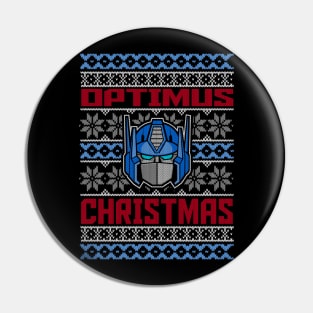 Transformers Gen 1 Optimus - Ugly Christmas sweater Pin