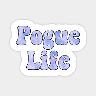 Tie Dye Purple Pogue Life Magnet