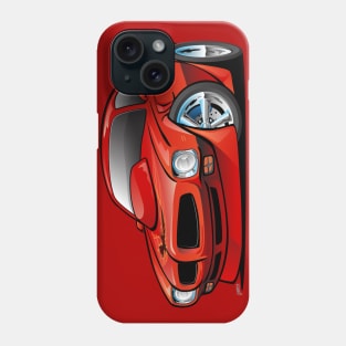 Classic Seventies American Muscle Car Cartoon Phone Case