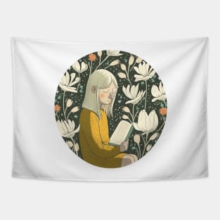 Introvert girl 3 Tapestry