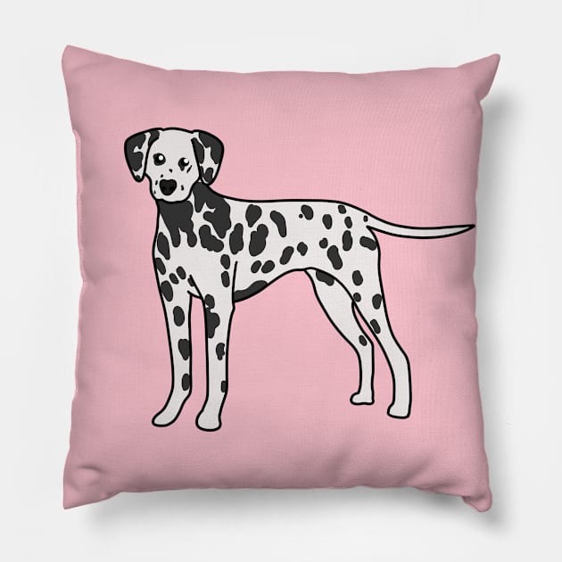 Dalmatian Pillow by crankycranium