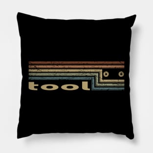 Tool Cassette Stripes Pillow