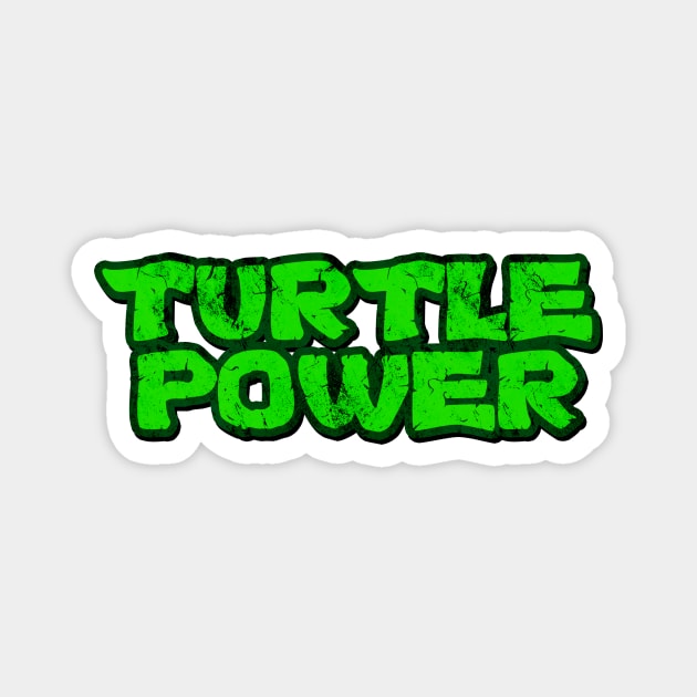 Turtle Power Magnet by nataliawinyoto