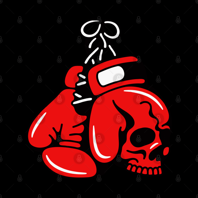 Boxing skull by Bojes Art