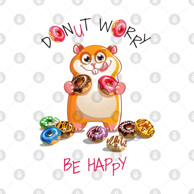 hamster donut worry by Mako Design 