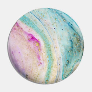 Multicolored marble Pin