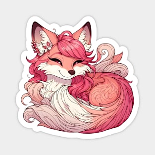 Foxy hairstylist Magnet