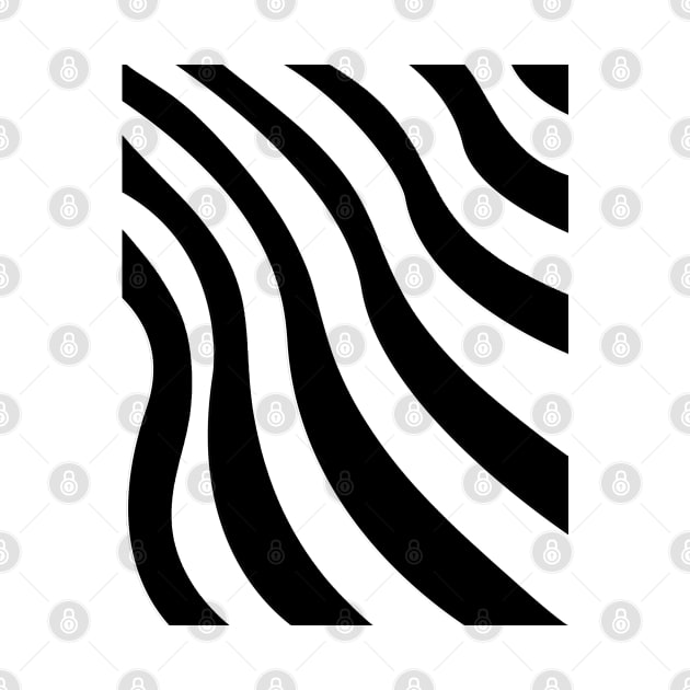 black and white swirly stripes background by Spinkly