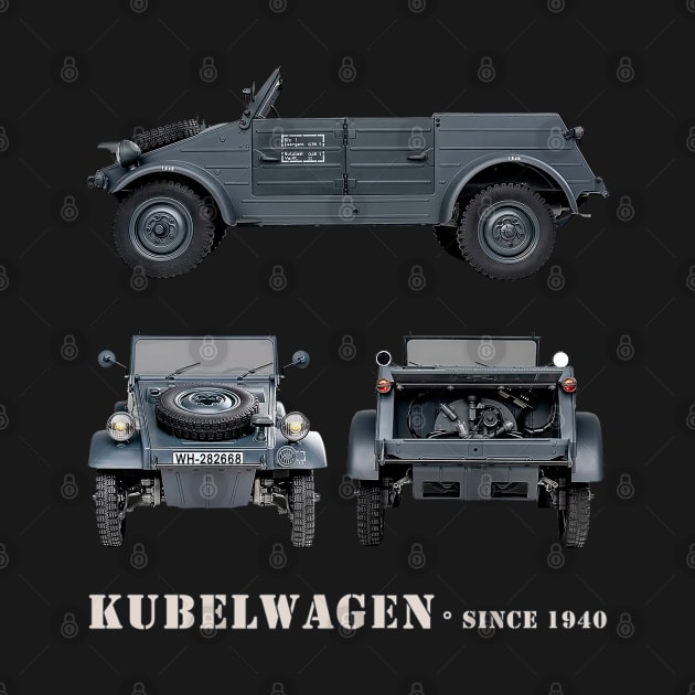 Kubelwagen Type 82 WWII Army by Jose Luiz Filho