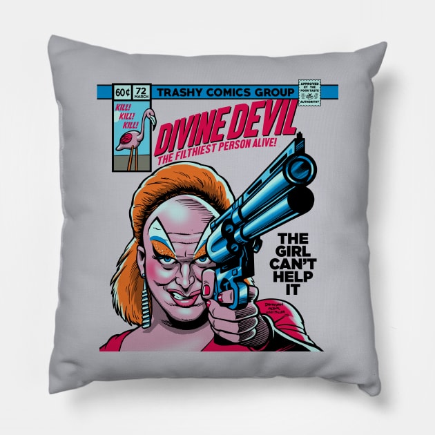Divine Devil Pillow by DonovanAlex