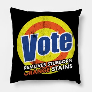 Vote Remove Stubborn Orange Stains Pillow