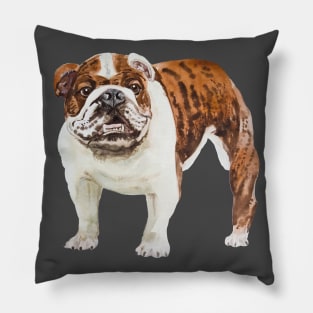 english bulldog Pillow