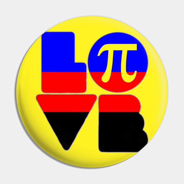 LOVE (Polyamorous Pride) Pin by Zogar77