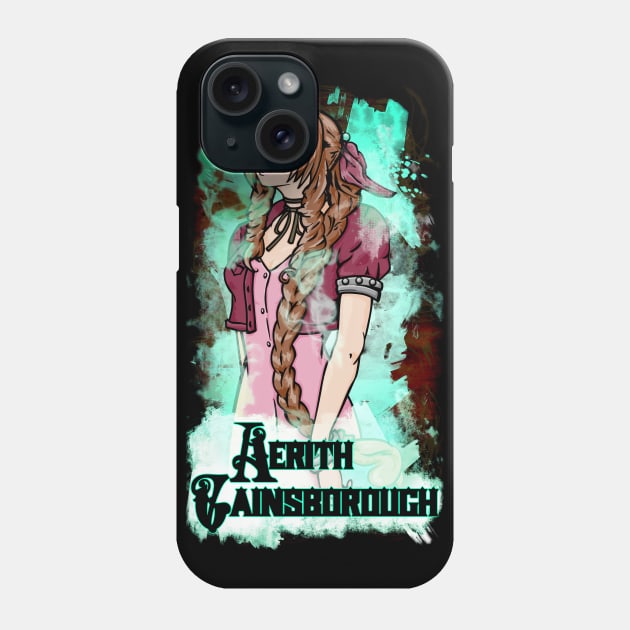 Aerith Phone Case by Beanzomatic