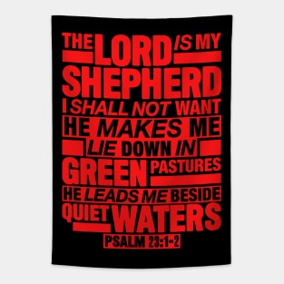 Psalm 23:1-2 The Lord Is My Shepherd Tapestry