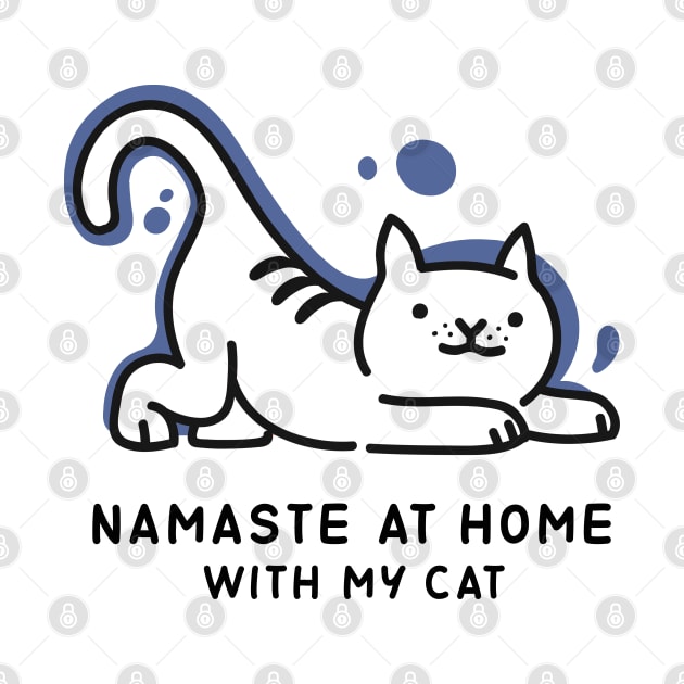 NAMASTE AT HOME WITH MY CAT by YaiVargas